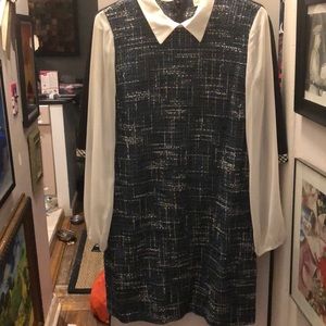 Madison Jules Chic School Dress looking outfit.